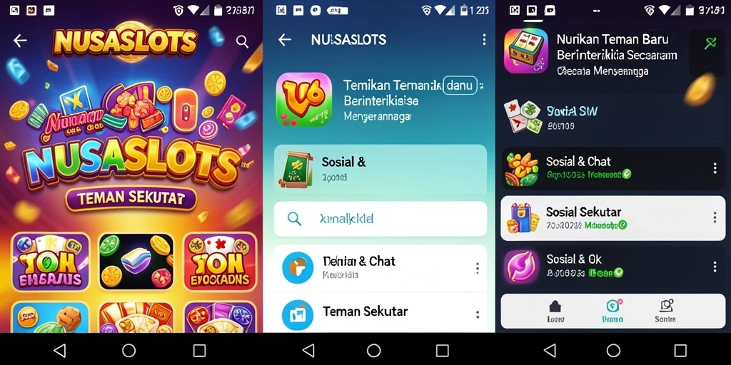 Antarmuka NUSASLOTS yang ramah pengguna untuk Teman Sekitar.