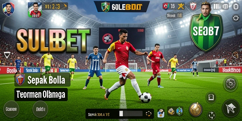 Tampilan antarmuka SULEBET dengan fitur Sepak Bola yang menarik.
